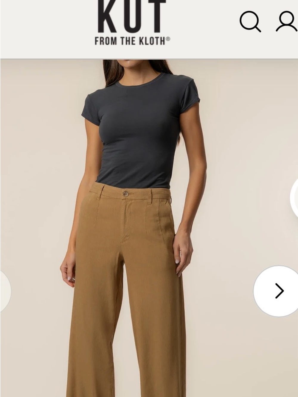 Kut from the Kloth Meg linen high rise